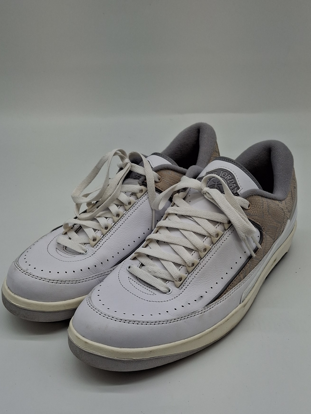 Nike Air Jordan 2 Retro Low Python Sneakers White 13